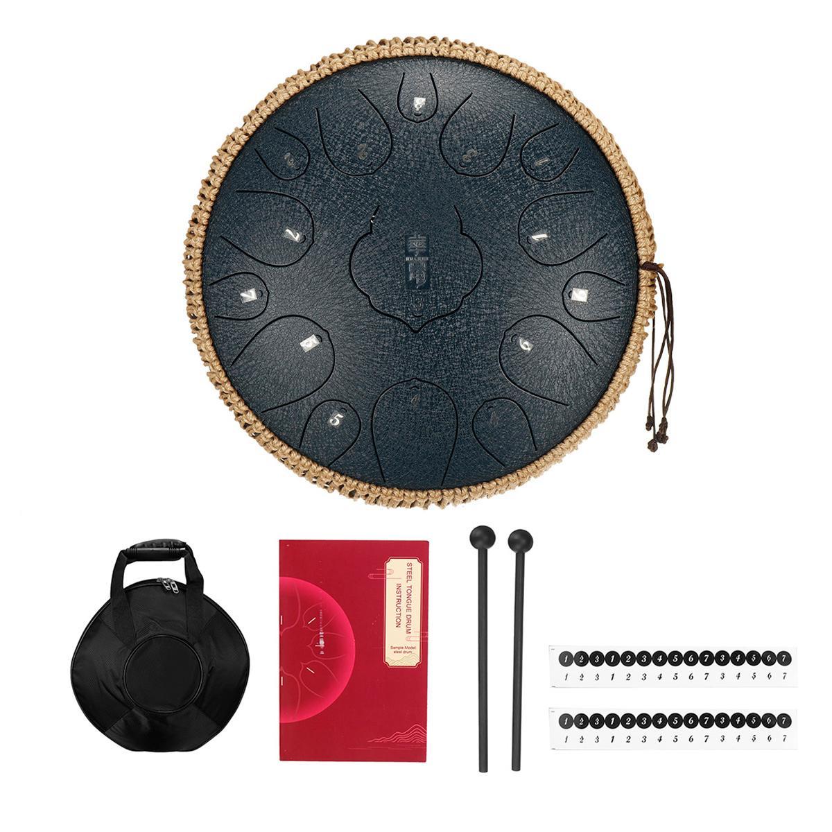 Steel Tongue Drum -Chunfeng 14 Inches 15 Notes D-Major Tank