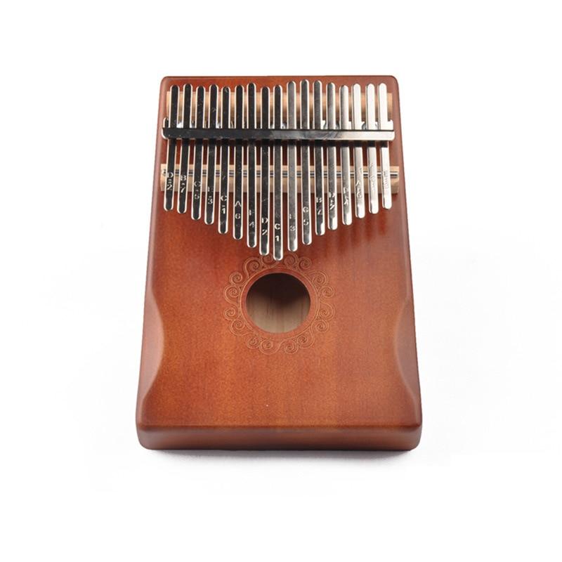 17 Key Kalimba Thumb Piano Finger Sanza Mbira High-Quality Pine Wood Body Keyboard Musical Instrument for Kids Beginner Gift - AKLOT
