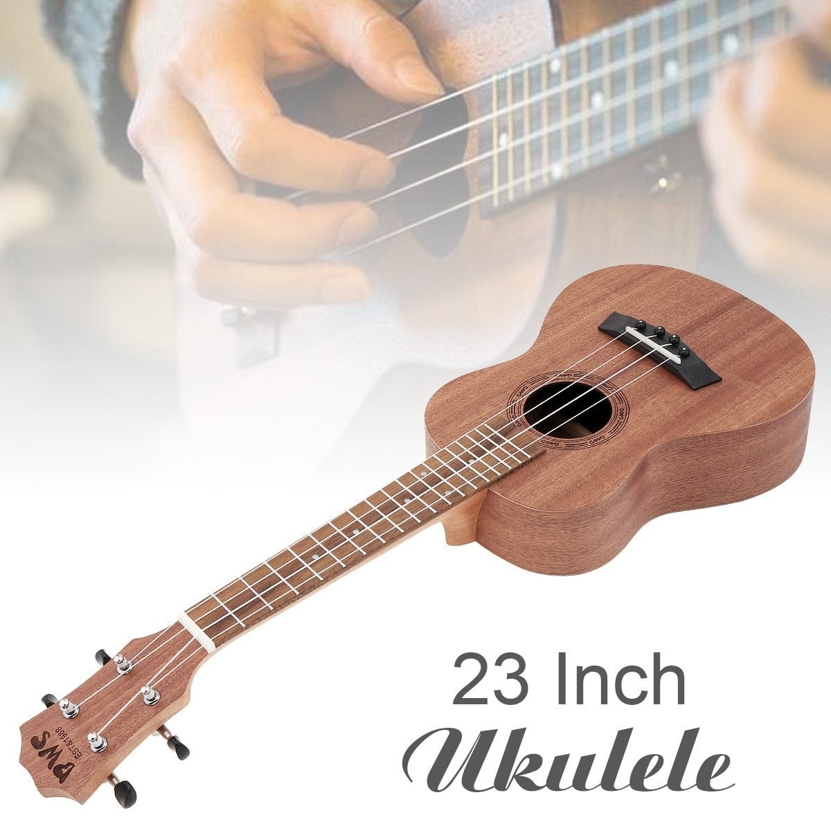 21 / 23 / 26 Inch Tenor Ukulele Concert Acoustic Guitarra Cutaway 4 String Guitar Mahogany Wood Ukelele Hawaii Soprano Ukulele - AKLOT