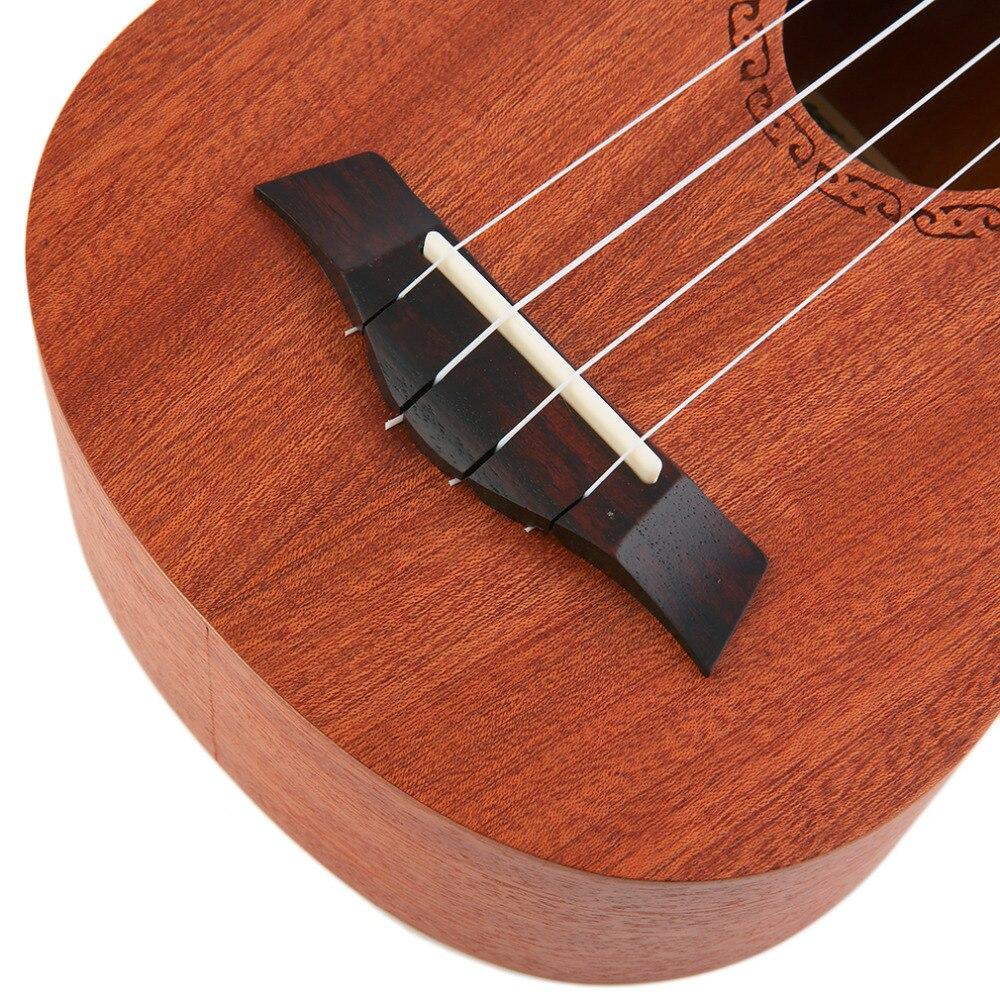 21Inch Ukulele Acoustic Guitar Sapele Wood Hawaii Ukelele 4 Strings Musical Instrument Soprano/Concert/Tenor Ukulele - AKLOT