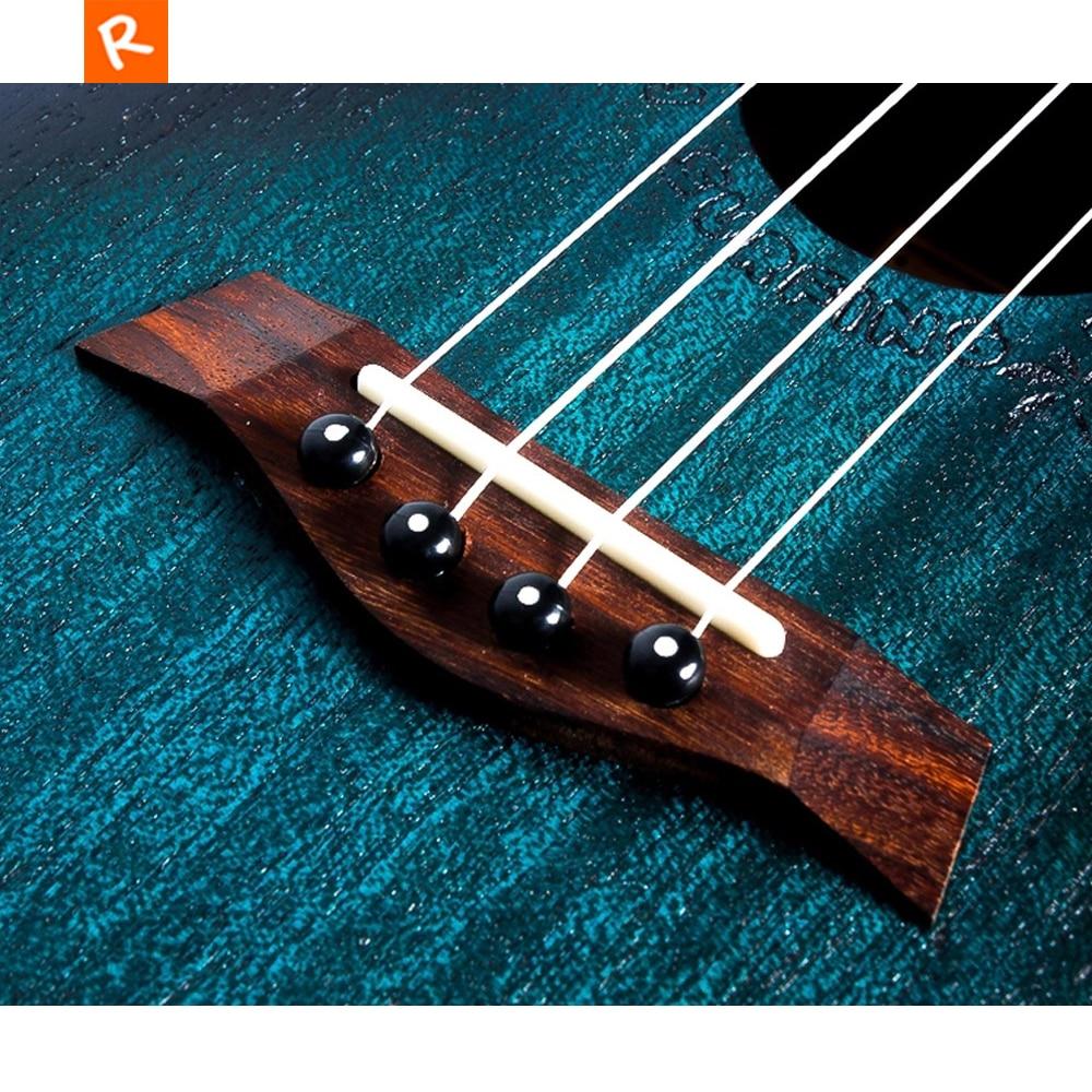 23 inch Ukulele Mahogany Concert 4 AQUILA Strings mini Hawaiian Guitar Uku Acoustic Guitar Ukelele Music Instrument Gift UK2329 - AKLOT
