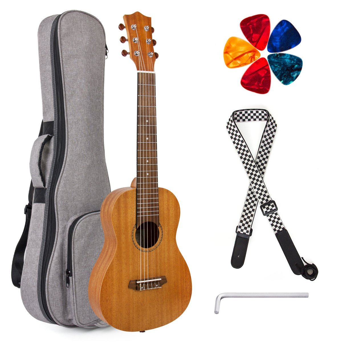 Batking Guitalele Professionale 28 Pollici 6 Corde Elettrica Classica Batking Guitalele Professionale 28 Pollici 6 Corde Elettrica Classica