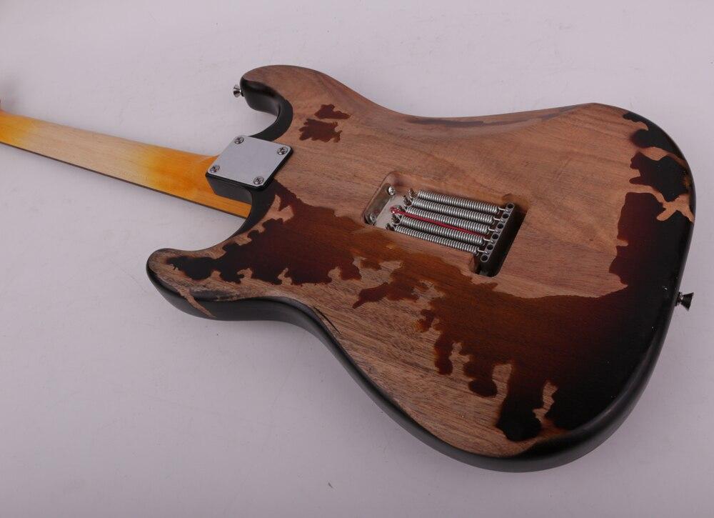 High quality heavy Relic vintage style electric guitar free shipping - AKLOT