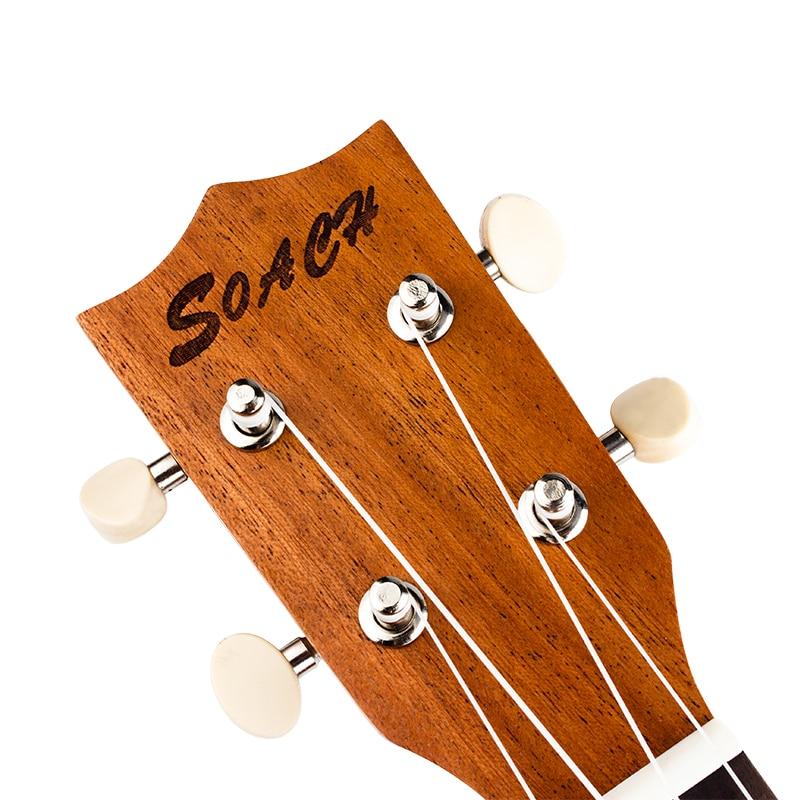 SOACH 21inch Ukulele Student Guitar Beginner Soprano handmade rosewood fingerboard Mahogany body Guitar 4 string - AKLOT