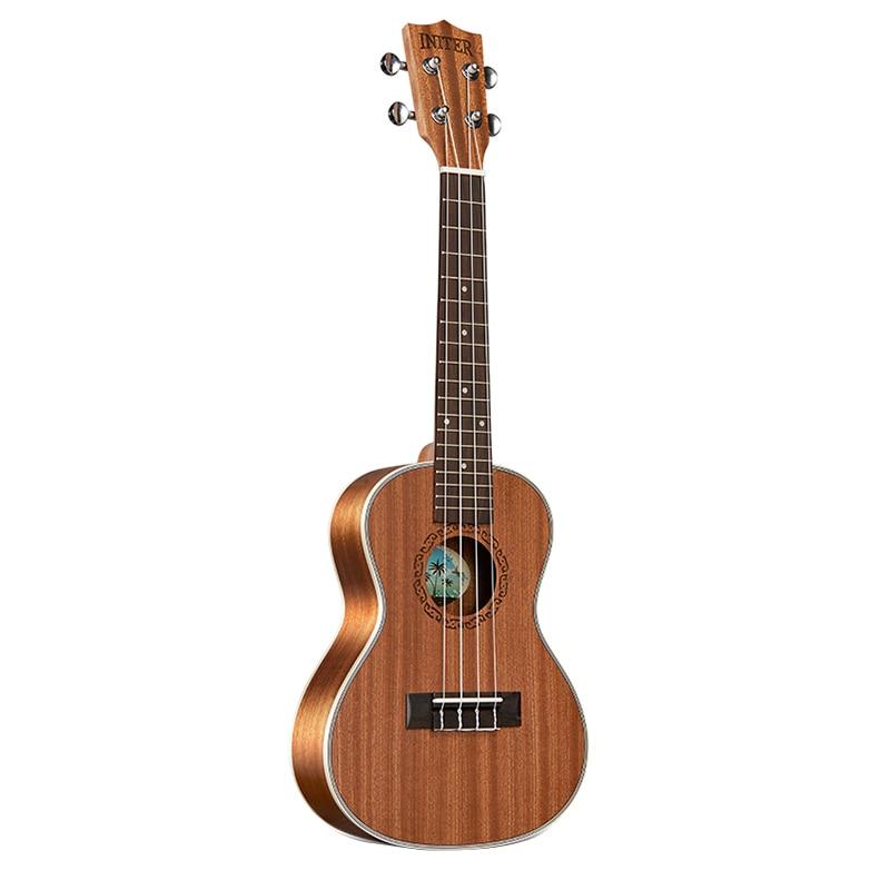 Ukulele 21/23/26Inch guitar ukelele soprano/Concert/tenor sapele wood guitars Hawaii Small Guitar - AKLOT